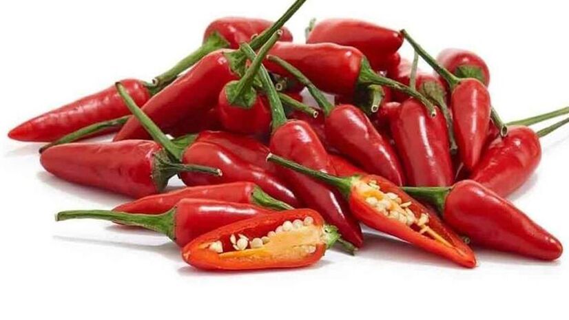 Roter Pfeffer in Vasaxal